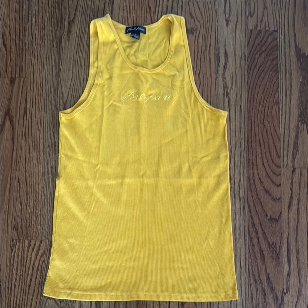 Yellow Karl Kani Tank Top